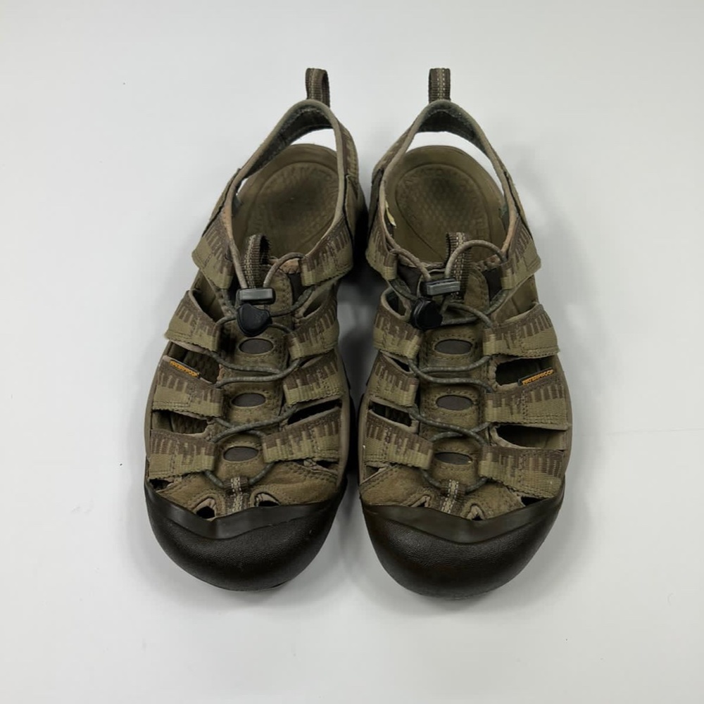Keen Brown and Black Hiking Sandals with Protective Toe Cap - Picture 3 of 9